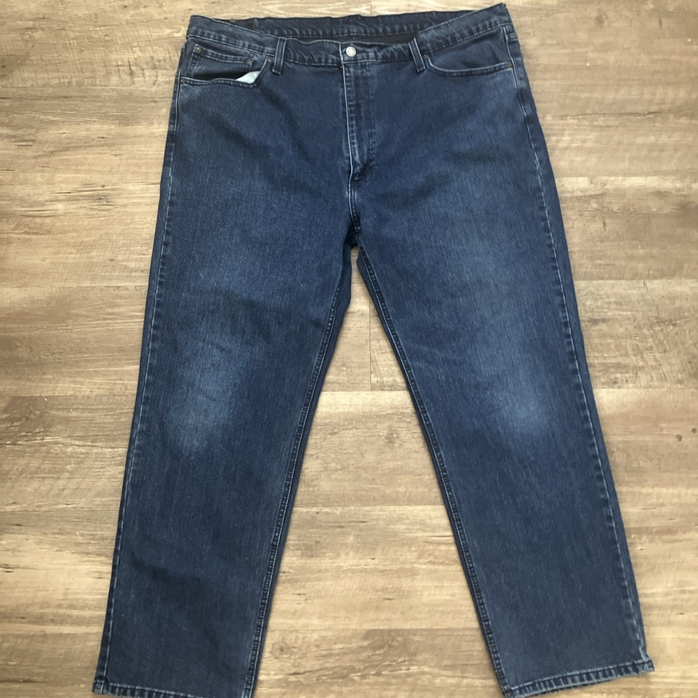 Levis 559 Jeans Mens 46x32 Blue Denim Straight Fit Western Casual Classic